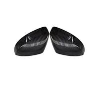 Automotive Rear View Mirror Housing For A3 8V S3 RS3 2014-2020 Car Rear View Mirror Cover Side Mirror Cap Covers Carbon Fiber ABS Direct Replacement Replacement Side Mirror Caps(A)