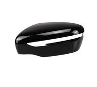 Automotive Rear View Mirror Housing For X-Trail For Qashqai 2014-2022 Car Accessories Side Mirrors Cover Rearview Wing Mirror Cap Color Painted Replacement Side Mirror Caps(Black left)