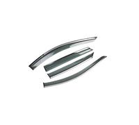 Automotive Rear Window Wind Deflectors For Toyota For BZ4X For EA10 2022~2025 Proof Car Window Sun Rain Visor Deflectors 4 PCS Shelter Accessories Window Visors