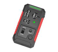 Automotive Relay Tester - Compact Testing Instrument, Voltage Current Monitoring, Multis Relay Compatibility, Stable Power Input | Vehicle Electrical Diagnosis For Wiring Relays Breaker Fault Review