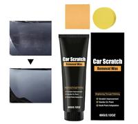 Automotive Scratch Eraser Pen, 2.1 oz (60 g) | 2.1 oz (60 g) with Sponge, Easy Quick Eraser, Car Scratches, Compound, Polishing, Maintenance, Glass Coating Pretreatment, Outdoor Maintenance and