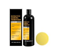 Automotive Scratch Removal Polish Kit for Vehicle Paint Care and Restoration with Applicator Sponge (Black, 3.8X14cm)