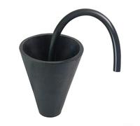 Automotive Smoke Machine Cone Adapter for Leak Detection, Silicone Exhaust Diagnostics Tool with 85mm to 30mm Tapered Fit, Compatible with