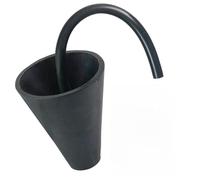 Automotive Smoke Machine Cone Adapter, Silicone Exhaust Leak Detector for All Smoke Testers, 85mm to 30mm Fit