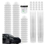 Automotive Spray Cup - Car Painting Kit with Clear Scale, Paint Utensil Equipment Guns Addon Coating Things | Measuring Mixing Solvent Storage Reservoir with Lid for Repair Detailing Yacht Aerospace
