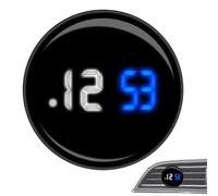 Automotive Stick Clock - Small Digital, Touch Control Car Mounted Screen, Stick on Dashboard Clocks for Convertible, SUV, Travel Camping Vehicle