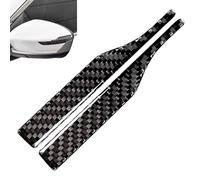 Automotive Stickers Anti -Scratch - Universal Rear View Mirror Protective Film, 3D Carbon Fiber Waterproof Stickers Guard | Edge Normalization for Car Door