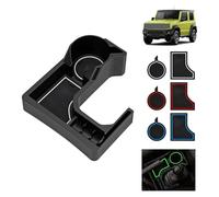 Automotive Storage Solution for Jimny Enhancing Driving Convenience and Night Visibility ABS Storage Box with Cup Holder for Jimny AT Models Featuring Night Light
