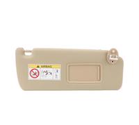 Automotive Sun Visor Front Beige Replacement For Prado 2010-2023 Left Hand Drive Car Sunshade Car Sun Visor Extender(Left)