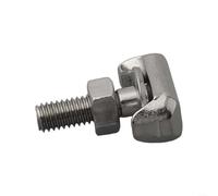 Automotive TBolt Stainless Steel Battery Terminal Connectors M6 Screw Type for Reliable Car Battery Cable Connections