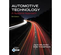 Automotive Technology: A Systems Approach – Cengage Learning