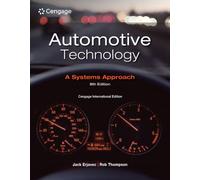 Automotive Technology: A Systems Approach, Cengage International Edition