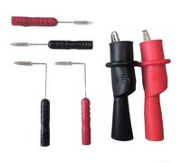 Automotive Test Pin Needle Set 6pcs Featuring 0.7mm Tips and 2mm Piercing Pins for Accurate Electrical Testing and Industrial Inspection