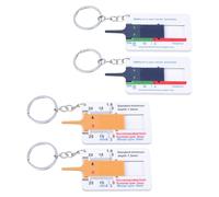 Automotive Tire Depth Gauges 0 to 20mm High Appearance Scale Treads Measurement Tool for Road Safe Testing Easy Carry Treads Gauges