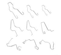 Automotive Tool Kit Essential 6/9/12 Piece Headlight Bulb Retaining Clip Set Compatible with Common Models (9pcs)