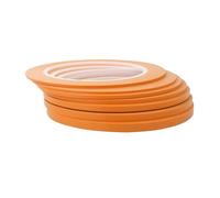 Automotive Vinyl Fineline Pinstriping Masking Tape Fine Line for Curves Orange(2mm 5 Rolls)