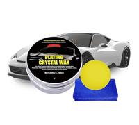 Automotive Wax Cleaner - Liquid Car Paint Refining, Exterior Shine, Manual Detailing Care Solution, Maintenance Formula with Soft Sponge Towel