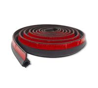 Automotive Weather Stripping 3/5M P-Type Rubber Protective Strip Auto Weather Stripping Sealing Door Adhesive Tailgate Seal Kit Accessories Bumper Guard Strips(30cm)