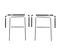 Automotive Weather Stripping for Defender 2007-2016 MTC8472 MUC4072 BFG710040 Rear Push Button Door Channel & Plastic Spacer Kit & 5MM Glass Window Seal