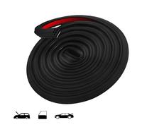 Automotive Weather Stripping for Durango 3/2/1.Gen SXT/GT/RT/Citadel/SRT/SRT Hellcat 1998-2011 2012-2025 Self Adhesive Universal Auto Door Seal Strip Hoods Trunks 21m(21m)