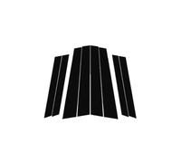 Automotive Weather Stripping Window Trim Sticker For Q7 4L 2006~2015Carbon Fiber Car PC Material B C Pillar Post Cover Door Decal Part Accessories