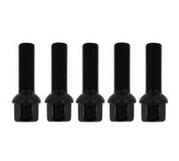 Automotive Wheel Bolts Compatible With VW For Fox 2003 For CC 2011-2016 For Eos 2006-2015 5PCS Car M14×1.5 Back 60mm Radius Wheel Bolts Accessories