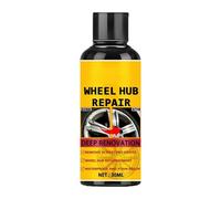 Automotive Wheel Repair Cream - 30ml Hub Scratch Paste, Long-Lasting Shine Restorer, Sponge Included, Easy Application Solution | Sedan Truck Caravan Workshop Garage Daily-Drive Home Roadside