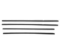 Automotive Window & Door Seals 4Pcs Auto Weather Rubber Window Decorate Weather Strips for Chevy for Cruze 2009 2010 2011 2012 2013 Car Door Protection Strips