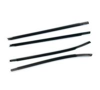 Automotive Window & Door Seals 4PCS Outer Windows Rubber Weatherstrip for Hyundai for Tuscon for IX35 2010-2015 Waterproof Pressure Strip Sealing Strip Car Door Protector(Black)