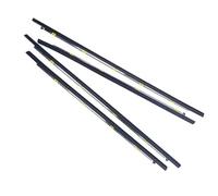 Automotive Window & Door Seals Car Window Weatherstrip Silver Plated Side Door Glass Window Sealing Strip Weather Strip Moulding Trim for CRV 2007-2022 Auto Bumper Guard(for 2017-2022)