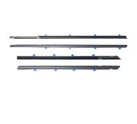 Automotive Window Seals Compatible with Civic 2012 2013 2014 2015 72450-TR0-A01 72410-TR0-A01 4pcs Car Windscreen Window Seal Weatherstrip Sealing Strip