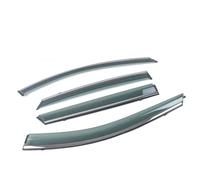 Automotive Window Wind Deflectors For Dongfeng FenGon 500 DFSK Glory E3 2021-2024 Chrome Strips Rain Guards Wind Deflectors Door Vent Visor