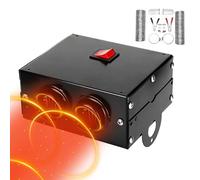 Automotive Windshield Demister - 12 Volt Ptc Core, Fog Removal Device, Dash Mount Mini Form | Frosty Weather Visibility Aid, Office Tent Rv Truck Patio Room, Camper Workshop Studio