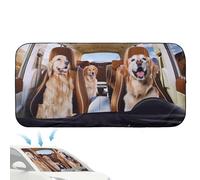Automotive Windshield Sunshades - Dog Pattern Auto Windshield Sun Shade,Heat-Insulating Sunvisor Protective Film Suction Cup Sunscreen for Hot Weather RV Men Women Window Trucks Parking Vehicle Travel
