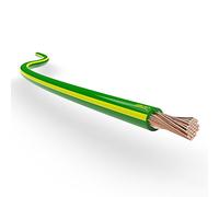 Automotive Wire 0.35 mm² Thin Wall Cable length 5m or 10m choice: (10m metre 0.35 mm² (AWG 22) copper wire, green-yellow)