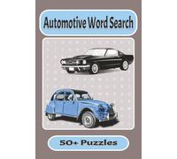 Automotive Word Search Book: Word Searches with Easy to Read Print about Cars, Racing, Car parts, and More | 6x9 inches, 110 ... Gift for Vacations, Holidays, and Free Times