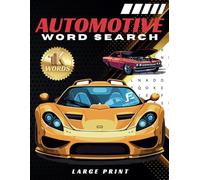 Automotive Word Search: Car Themed Word Searches | Large Print
