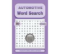Automotive Word Search Puzzle Book - Purple Edition: 50+ Easy-to-Read Word Search Puzzles About Cars and Mechanics