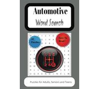 Automotive Word Search Puzzle Book: Word Searches with East To Read Print about Automotive, Cars, Mechanics and More