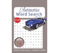 Automotive Word Search Puzzle Book: Word Searches with Easy to Read Print about Automotive, Cars, Mechanics and More 6x9 inches, 110 pages 50+ Puzzles...Gifts for Vacations, Holidays and Free Times