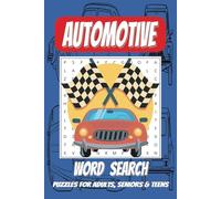 Automotive Word Search: Word Searches with Easy to Read Print about Cars, Automobiles, Car Parts and More | 6x9 inches, 110 pages | 50+ Puzzles ... Gift for Vacations, Holidays, and Leisure Times
