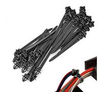 Automotive Zip Ties, 25-Piece Self-Locking Anti-Skid, Car Wire Fastener Electrical Zip Tie Strap, for Repair Management Automobile Truck RV Body Panel Home Garage Workshop