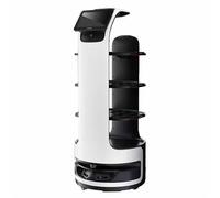 Autonomous Serving Robot for Hotel Room Service, APP Call Delivery, Guest Greeting, Precision Positioning, Long Battery Life, Fleet Management