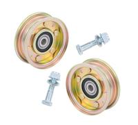 Autoparts 2-Pack 756-04224, 756-0981, 956-0981 Flat Idler Pulley Replacement for Cub Cadet GT1054, GT1554, GTX1054; Replacement for Toro LX460, LX500, Lx420, Lx425