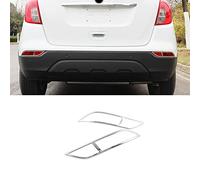 Autophoton Car Accessories for Mokka/Mokka X 2016 2017 2018 ABS Chrome Rear Tail Fog Light Lamp Cover Trim 2pcs