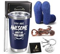 AUTOPkio Gifts for Men Set with Stainless Steel Tumbler, Funny and Practical Presents for Dad Husband Grandpa, Birthday Christmas Fathers Day Gift Idea