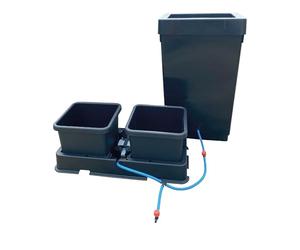 Autopot Easy2Grow Kit with 8.5 Litre Pots 47 Litre Reservoir Tank and AQUAvalve Water Control Device Power-Free Plant Automated Watering System for Indoor Outdoor Use