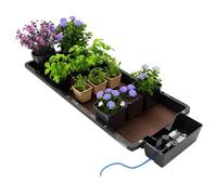 AutoPot Tray2Grow System - Standard Tray2Grow with No Tank - Self-Watering, Gravity-Fed Hydroponic Indoor System, Black