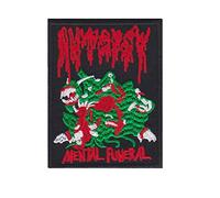Autopsy Death Metal Band Mental Funeral Patch Badge Embroidered Iron on Applique Souvenir Accessory