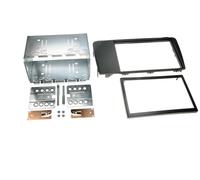 Autoradio Bezel Installation Frame Double-DIN 2-DIN for Volvo XC70 Black